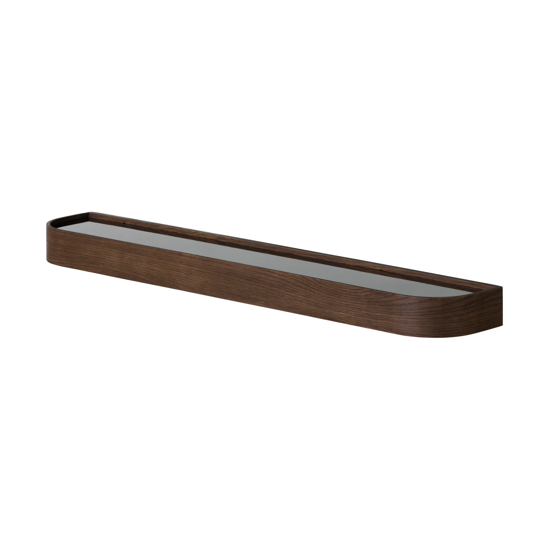 Epoch hylla med krokar 118 cm, Dark stained oak-black Audo Copenhagen