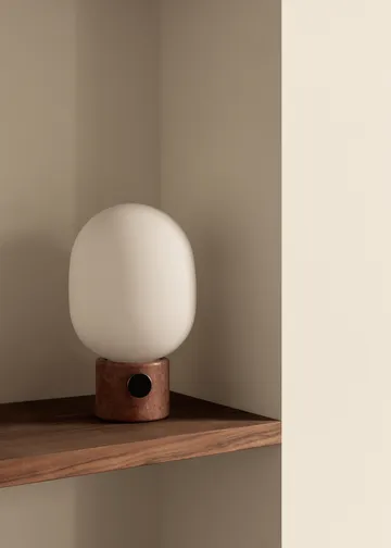 JWDA bordslampa - Red travertine, Large - Audo Copenhagen