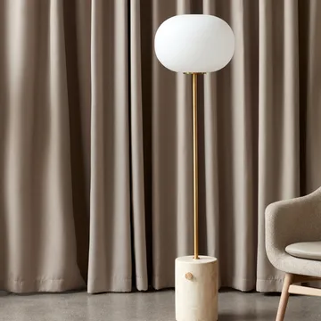 JWDA golvlampa - Travertin-mässing, 150 cm - Audo Copenhagen