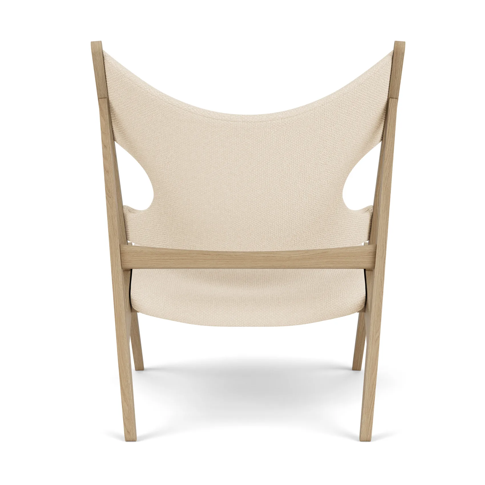 Knitting loungefåtölj, Natural oak-Logan Jasmine Audo Copenhagen