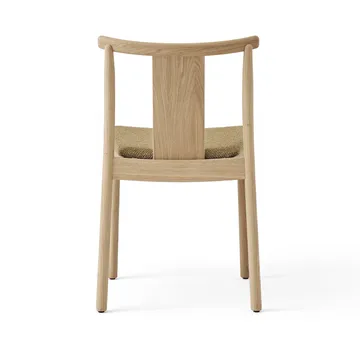 Merkur stol med dyna - Oak-Bouclé 06 gold - Audo Copenhagen