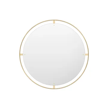 Nimbus spegel - polished brass, ø110 - Audo Copenhagen