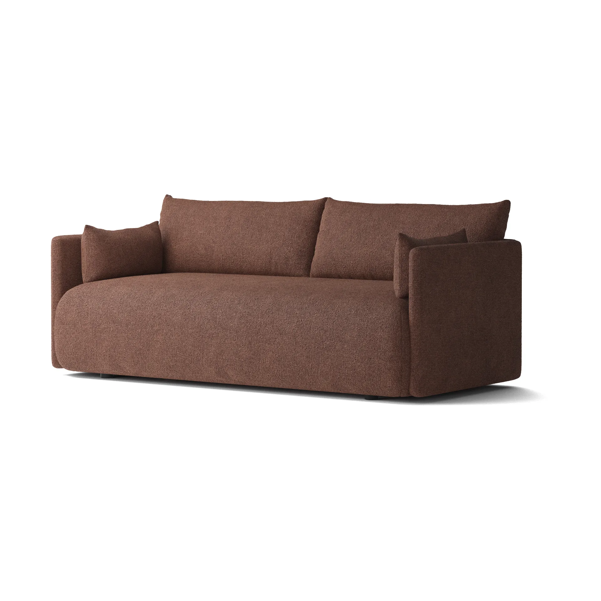 Offset soffa 2-sits, Audo Bouclé 08 Bordeaux Audo Copenhagen