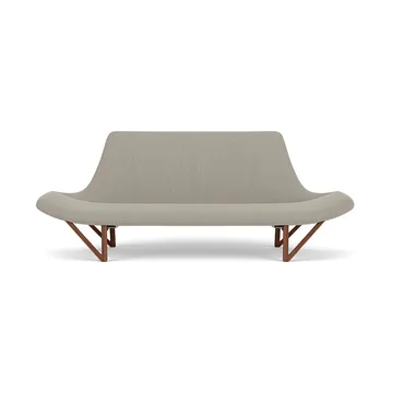 Pagode soffa 202 cm - Re-wool 0218-valnöt - Audo Copenhagen