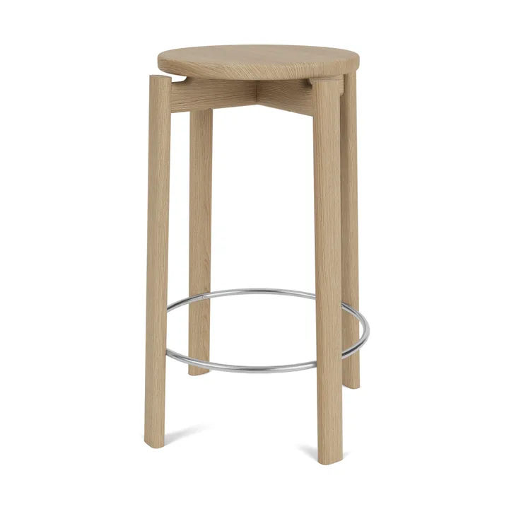 Passage barpall - Ek-rostfritt stål, 65 cm - Audo Copenhagen