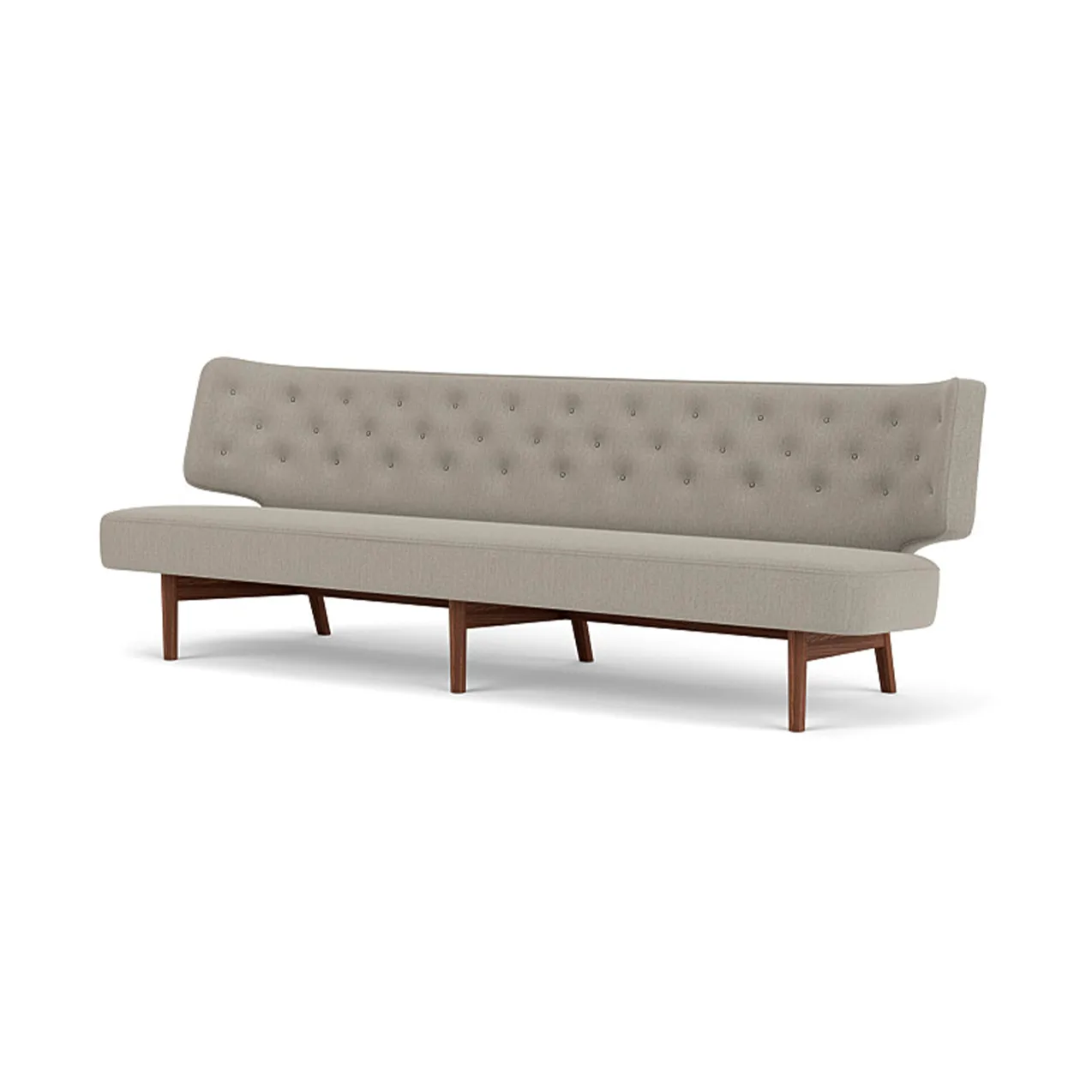 Radiohus soffa, Re-wool 0218-valnöt, 3-sits Audo Copenhagen