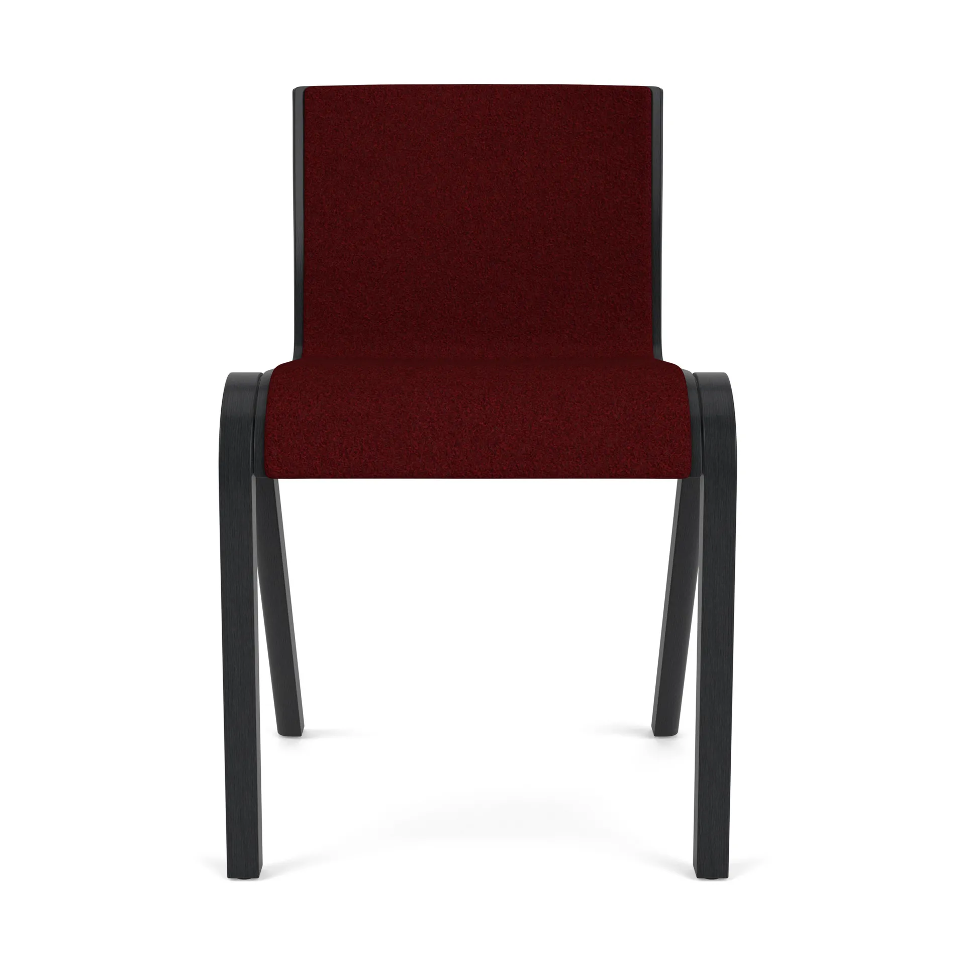 Ready stol framsidesklädd, Black oak-Baru 0570 Red Audo Copenhagen