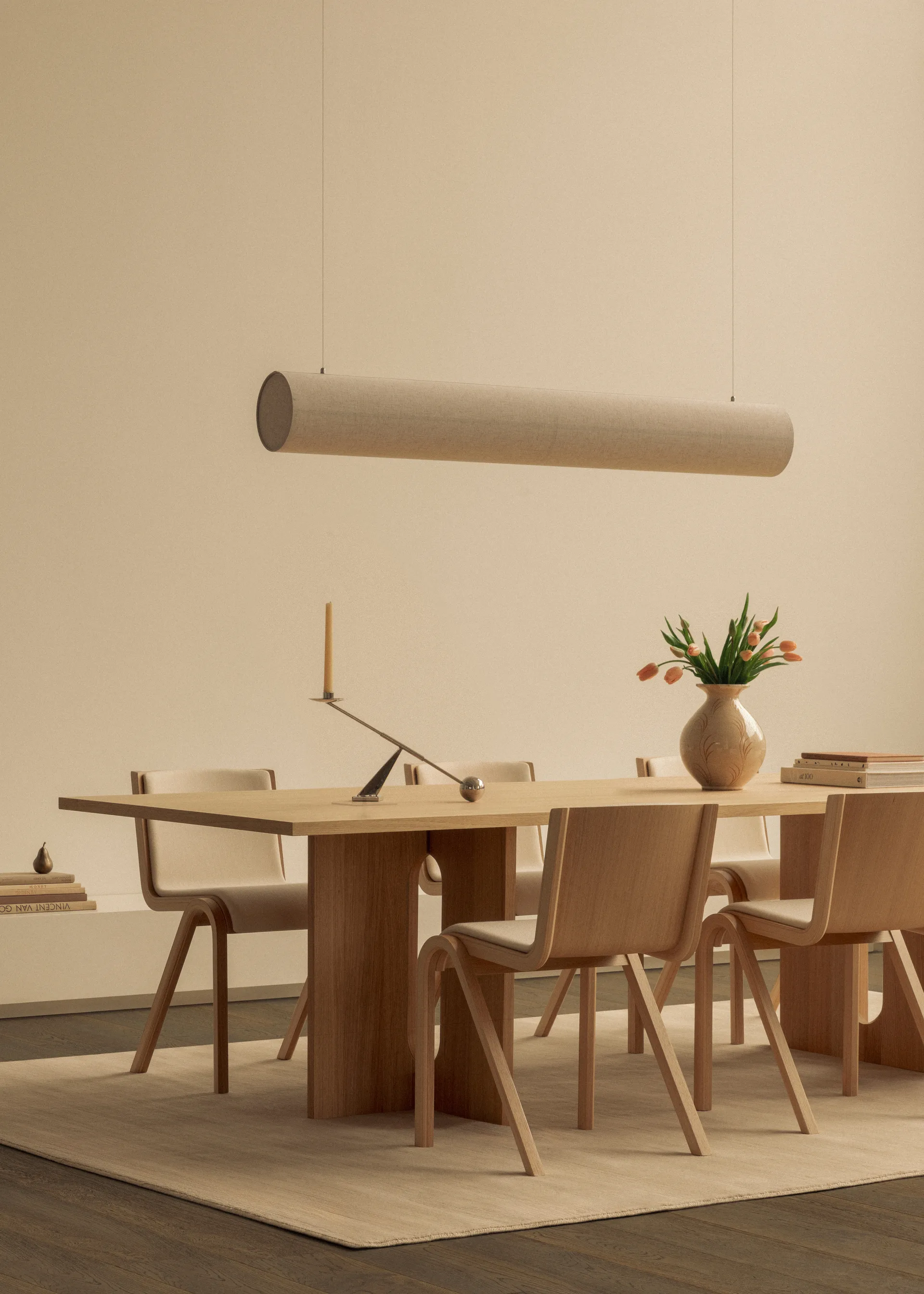 Ready stol framsidesklädd, Red oak-Logan Jasmine Audo Copenhagen