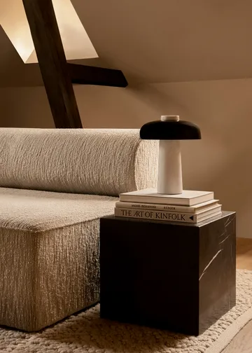 Reverse bordslampa 30 cm - Carrara-black - Audo Copenhagen