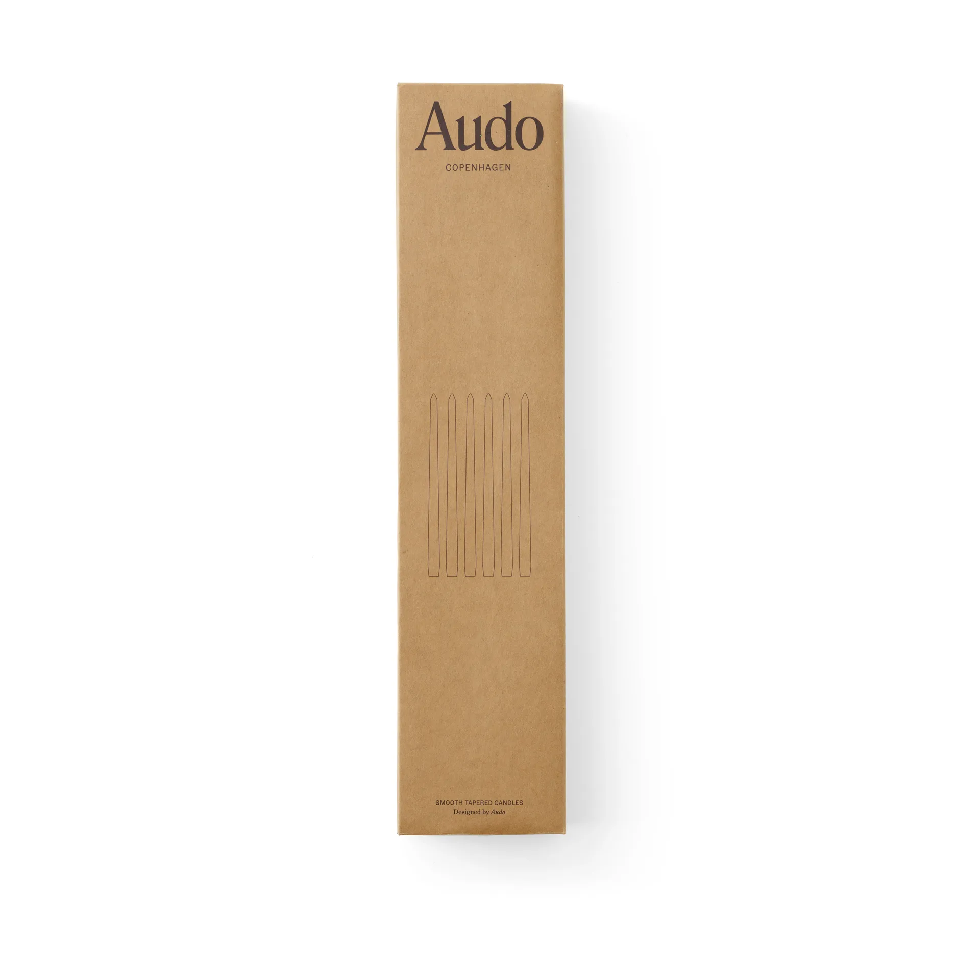 Spire ljus 38 cm 6-pack, Ivory Audo Copenhagen
