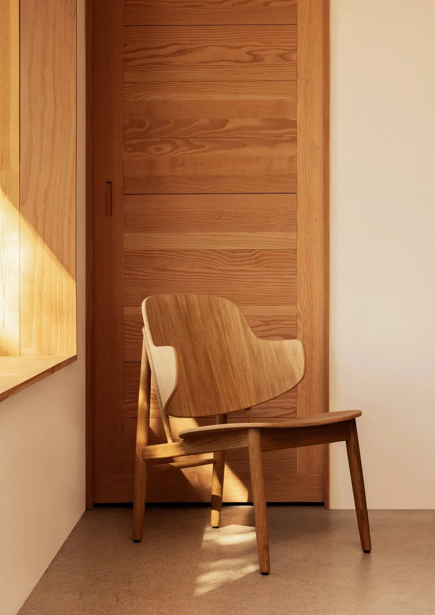 The Penguin loungestol, Naturell ek Audo Copenhagen