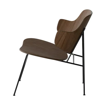 The Penguin loungestol - Valnötsfanér-svart stål - Audo Copenhagen