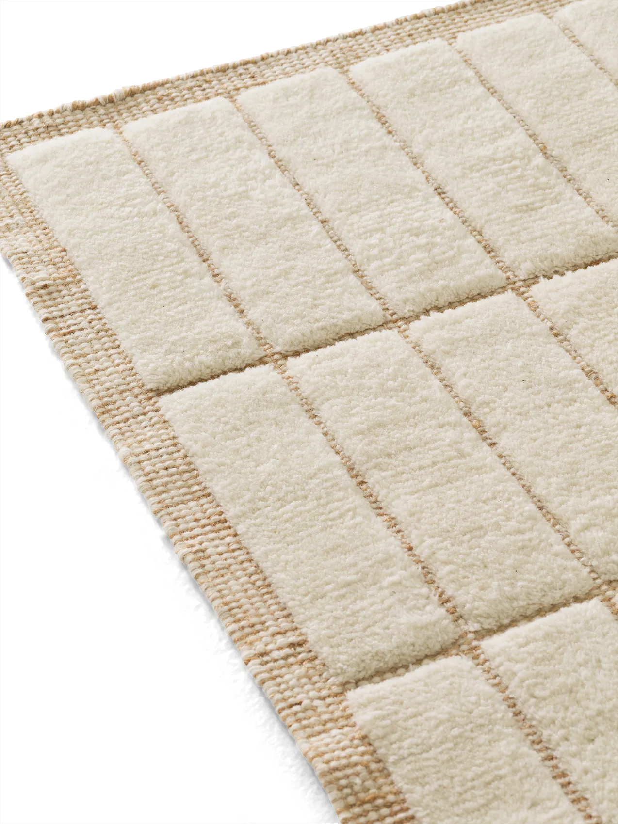 Tile matta, Ivory, 200x300 cm Audo Copenhagen