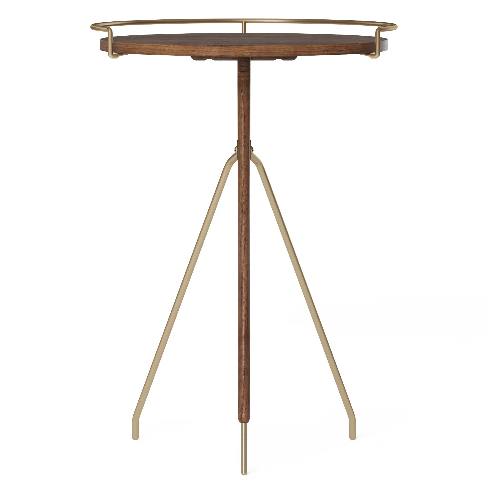 Umanoff sidobord valnöt-polerad mässing, 60 cm Audo Copenhagen