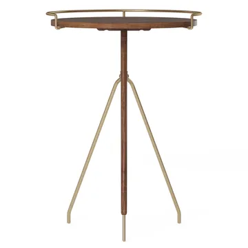 Umanoff sidobord valnöt-polerad mässing - 60 cm - Audo Copenhagen