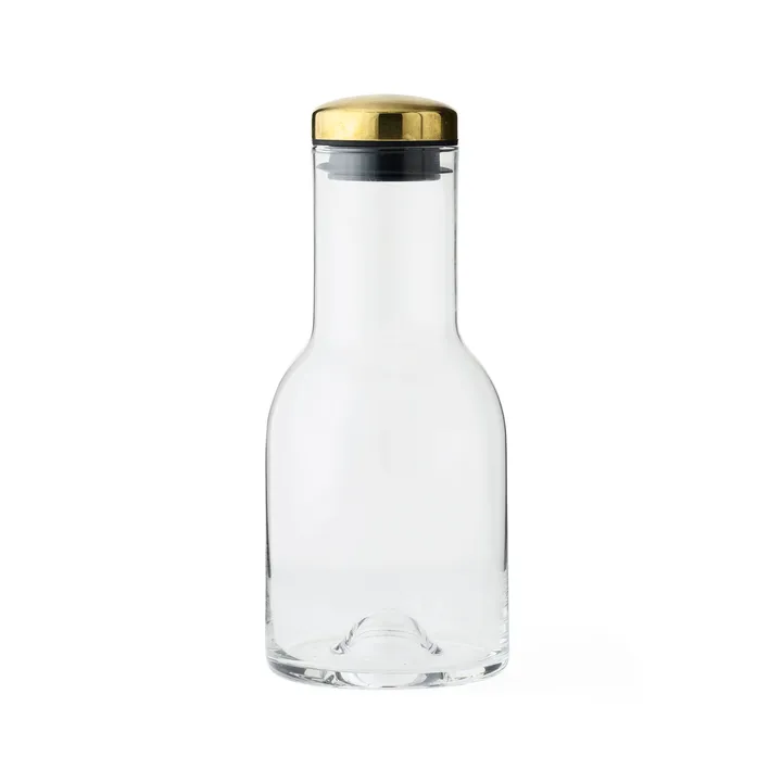 Water Bottle karaff - glas-mässing - Audo Copenhagen