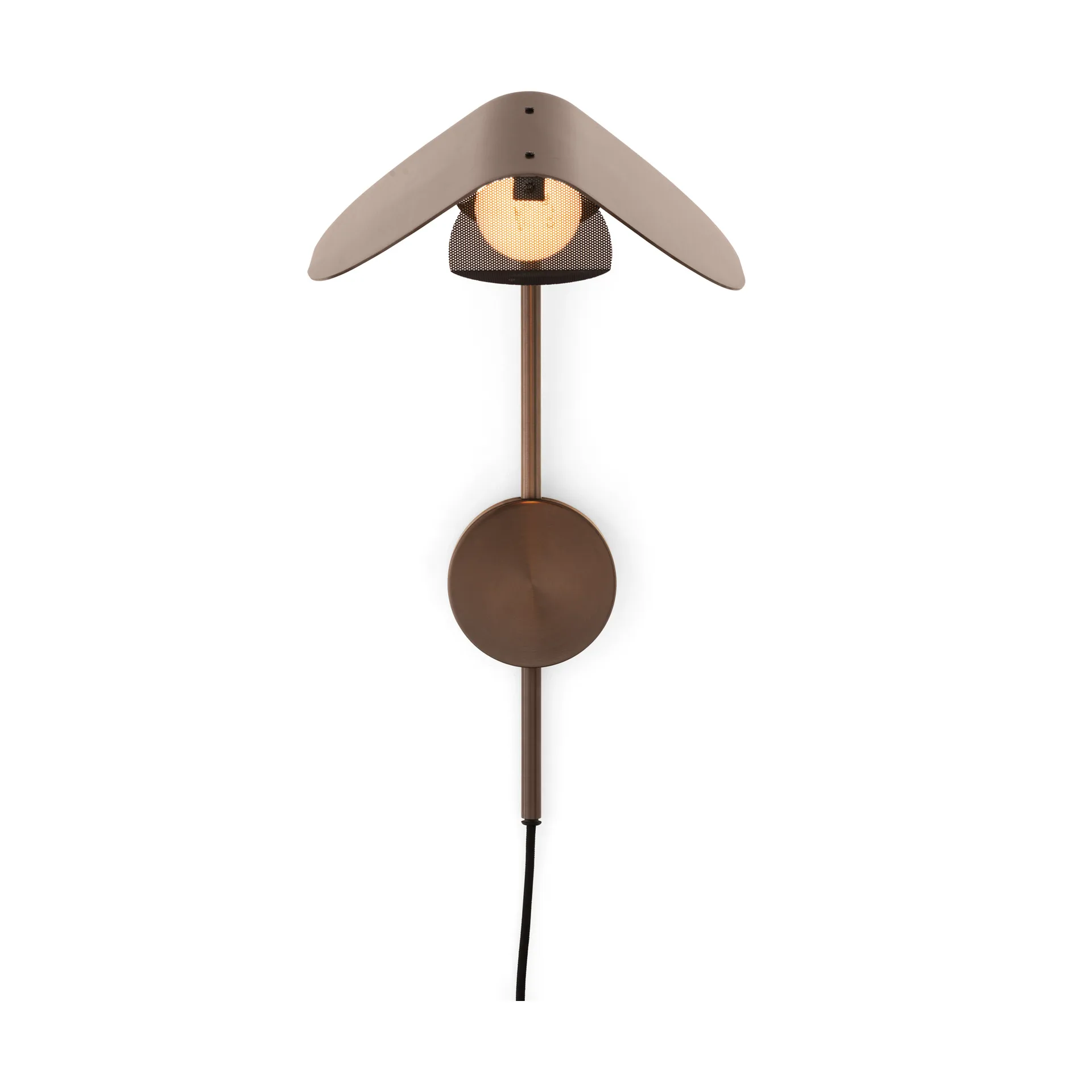 Wing vägglampa, Bronzed aluminium, 47 cm Audo Copenhagen