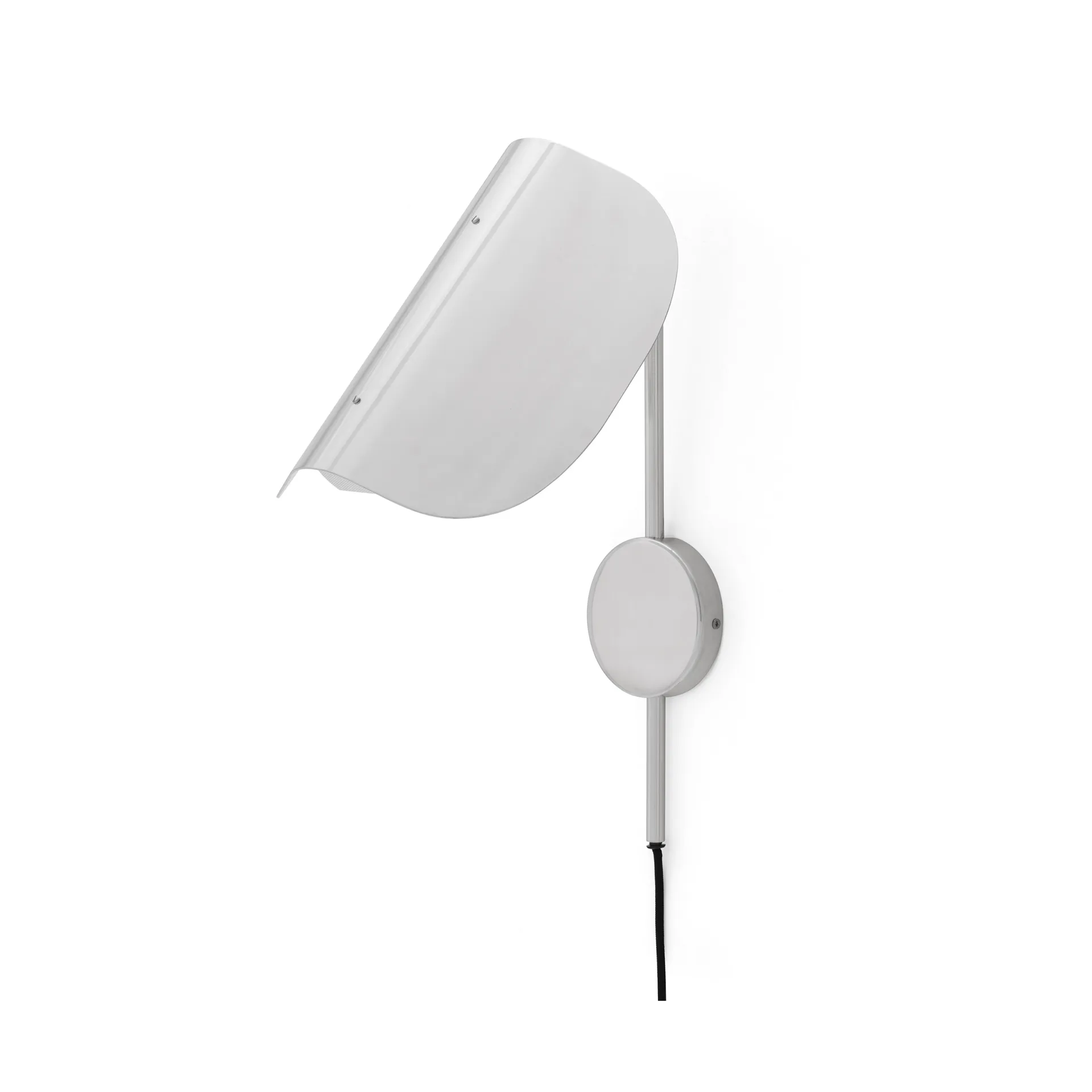 Wing vägglampa, Polished aluminium, 47 cm Audo Copenhagen