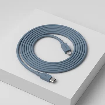 Cable 1 USB C till Lightning laddkabel 2m - Shark Blue - Avolt