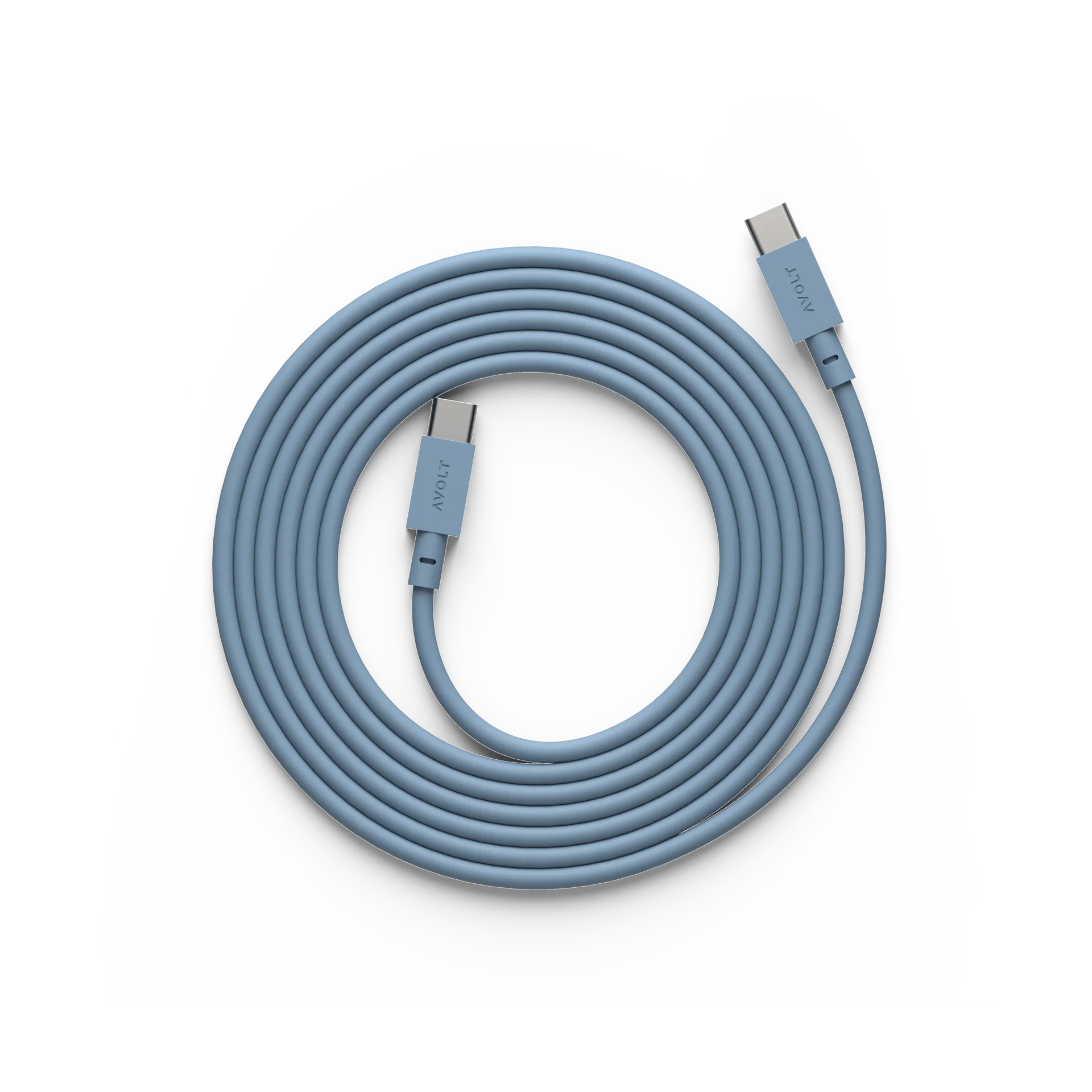 Cable 1 USB-C till USB-C laddningskabel 2 m, Shark blue Avolt
