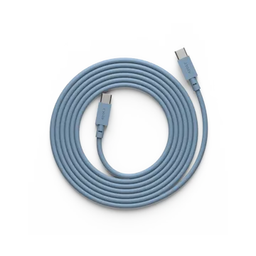 Cable 1 USB-C till USB-C laddningskabel 2 m - Shark blue - Avolt