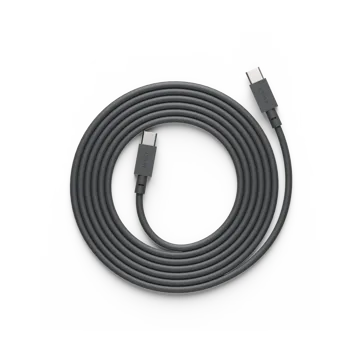 Cable 1 USB-C till USB-C laddningskabel 2 m - Stockholm black - Avolt