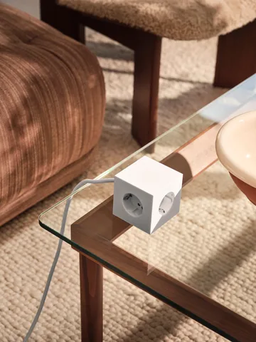 Square 1 grenuttag USB-C 30W 3 m - White Martinelli Luce edition - Avolt