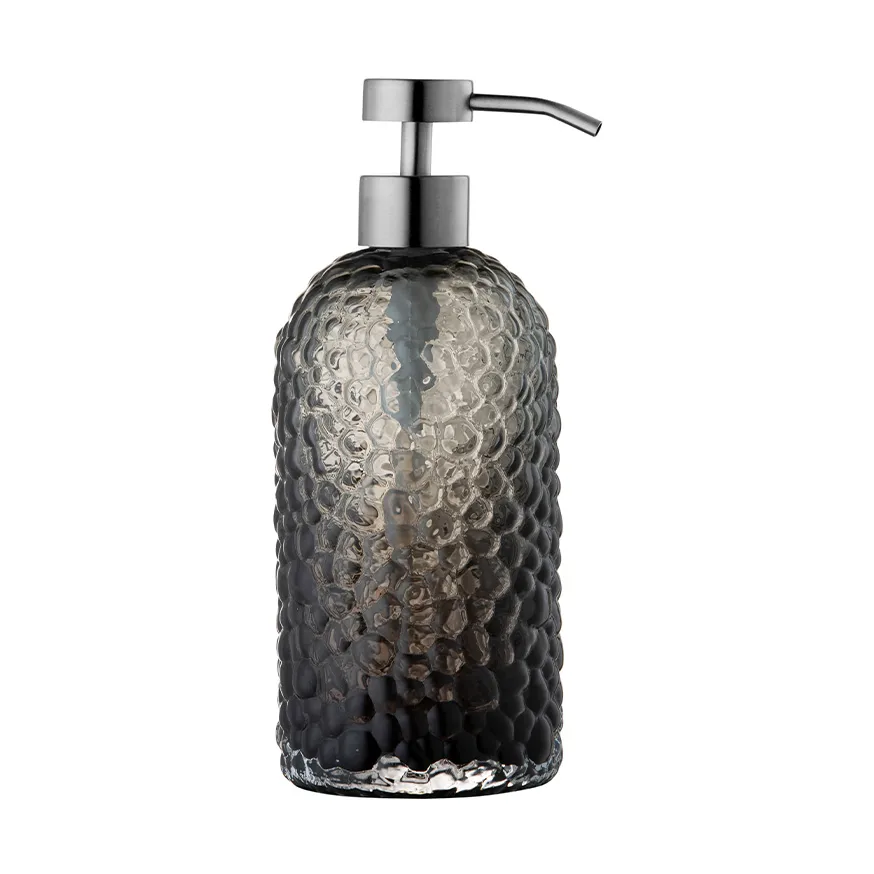 Arura tvålpump 16 cm, Svart-silver AYTM