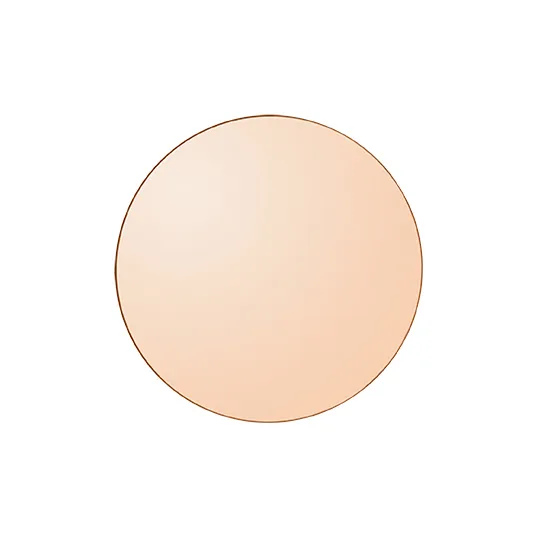 Circum spegel small Ø70 cm - amber - AYTM