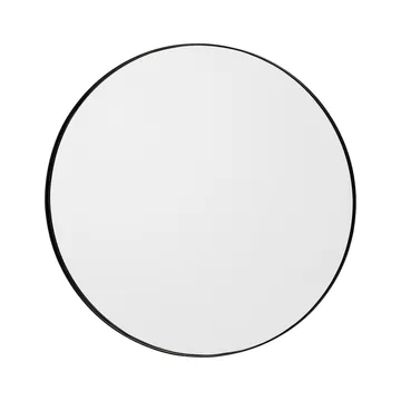 Circum spegel small Ø70 cm - tonat glas-svart ram - AYTM