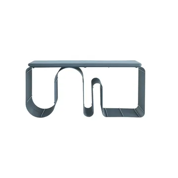 Curva sittbänk 100 cm - Dusty blue - AYTM