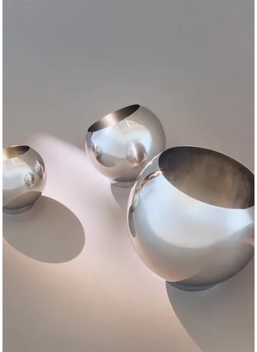 Globe blomkruka Ø21 cm - Silver - AYTM