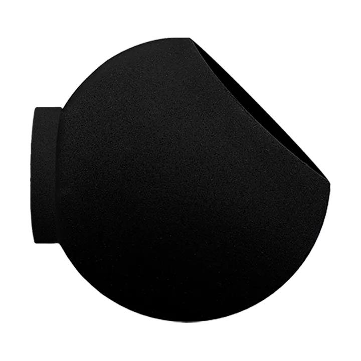 Globe kruka vägg Ø17 cm - Black - AYTM