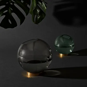 Globe vas large - svart-guld - AYTM
