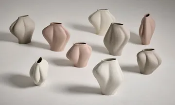 Saltare vas - Taupe, Ø17x35 cm - AYTM