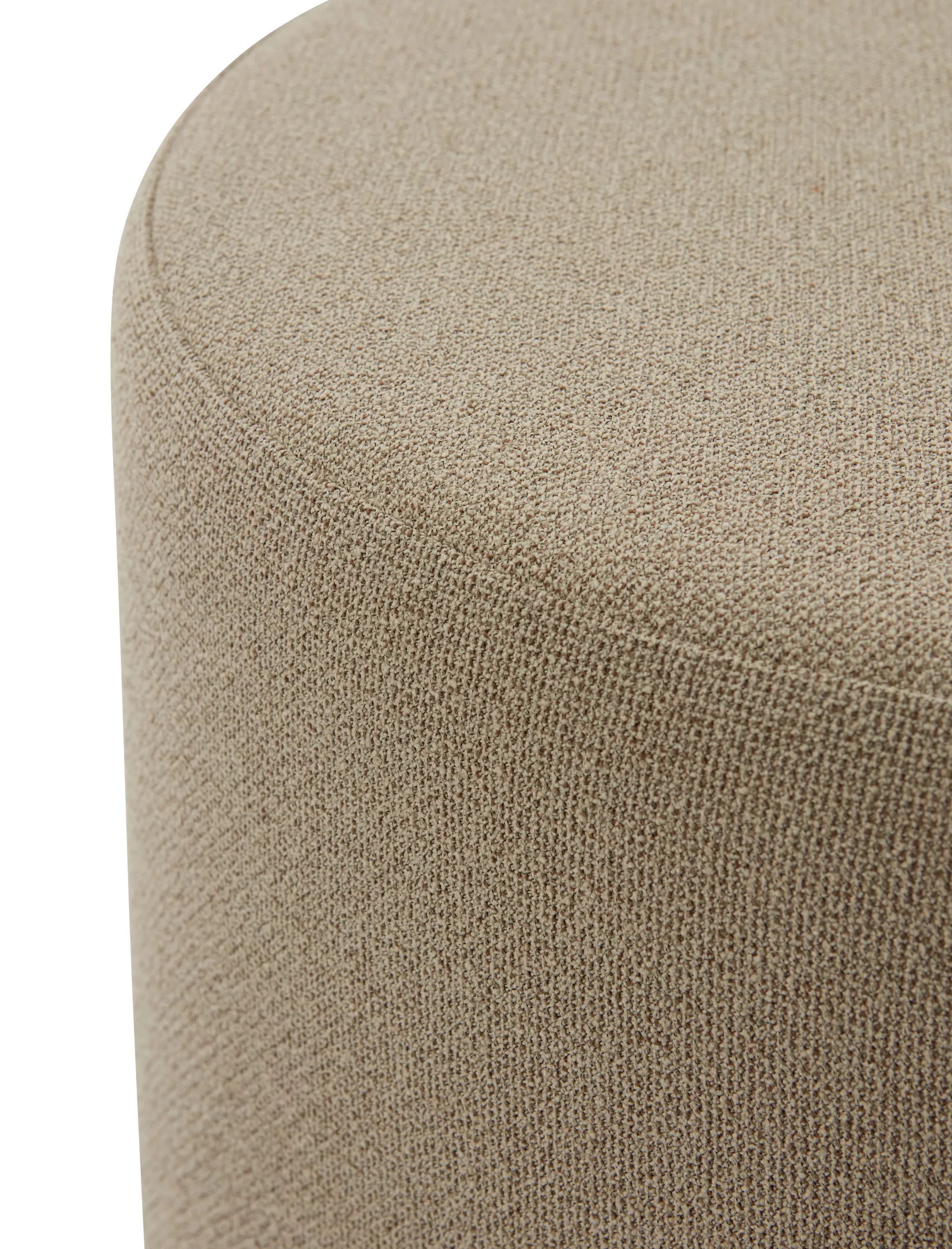 Stilla puff bouclé, Taupe AYTM