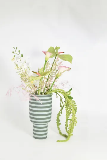 Varia vas 30 cm - Dusty green-forest - AYTM