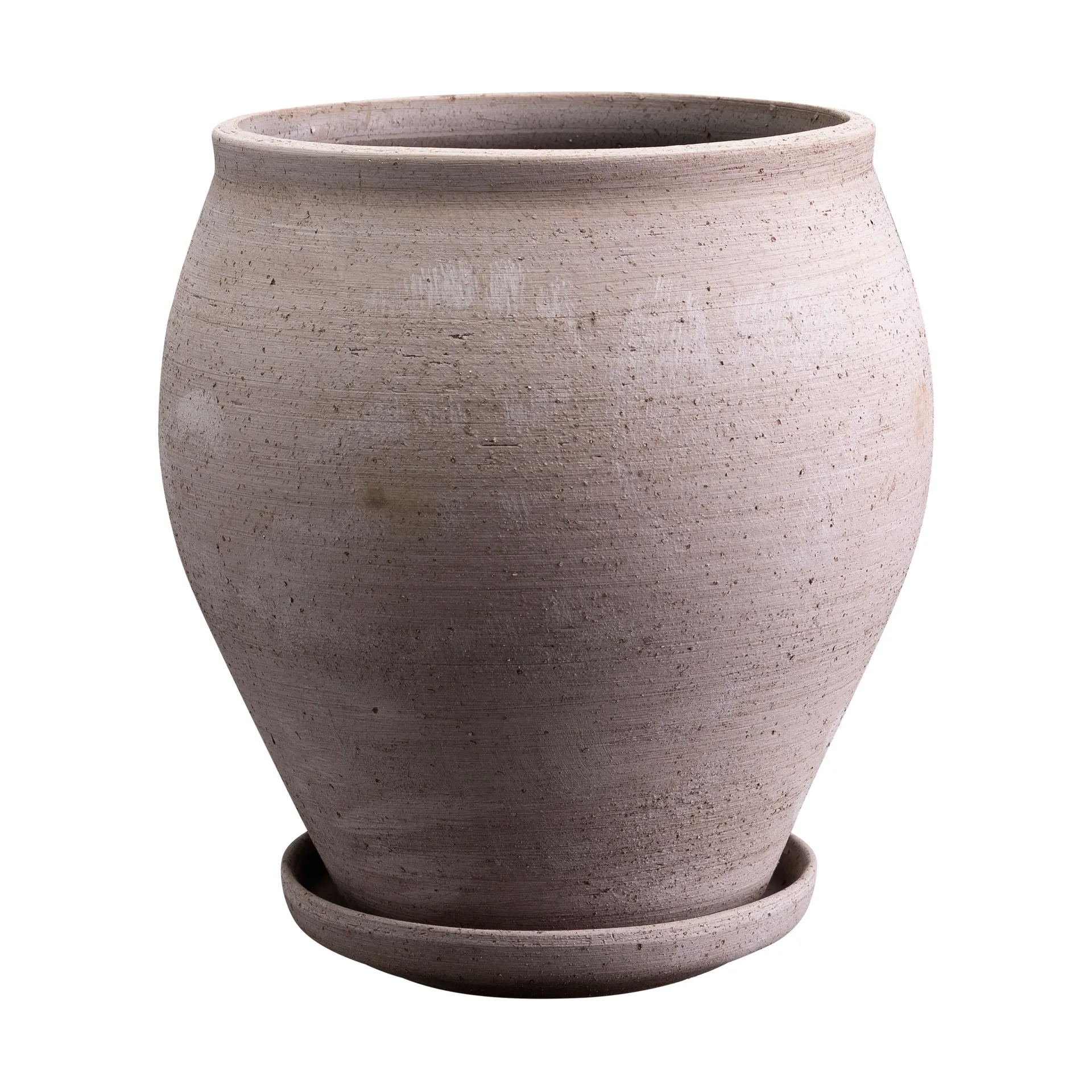 Delphi kruka med fat 2 delar, Grey, Ø20 cm Bergs Potter