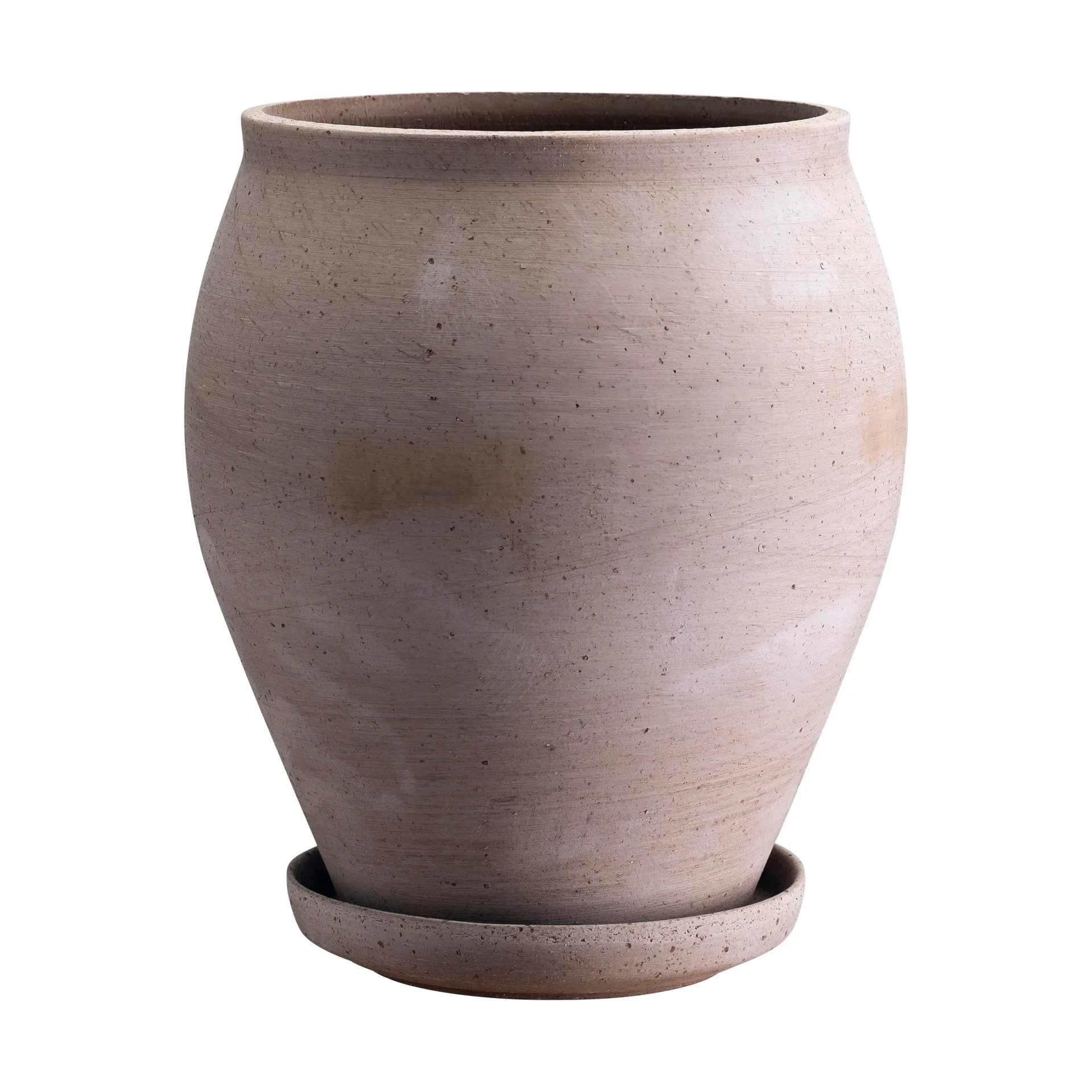 Delphi kruka med fat 2 delar, Grey, Ø22 cm, tall Bergs Potter
