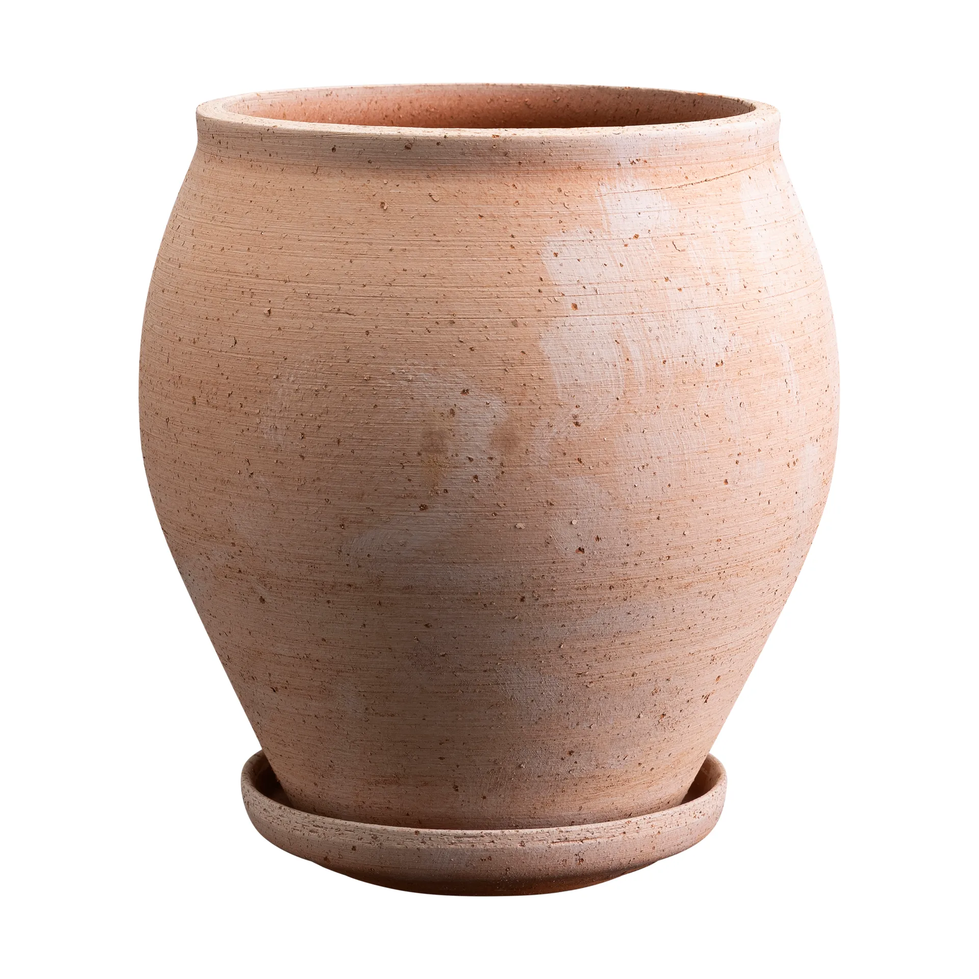 Delphi kruka med fat 2 delar, Rosa, Ø20 cm Bergs Potter