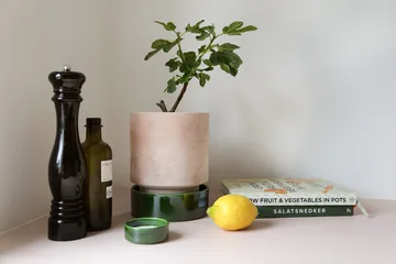 Hoff kruka - Ø14 cm, Raw Rosa-Misty Blue - Bergs Potter