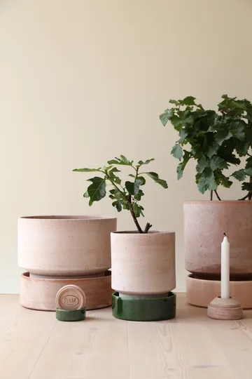 Hoff kruka - Ø16 cm, Raw Rosa-Deep Burgundy - Bergs Potter