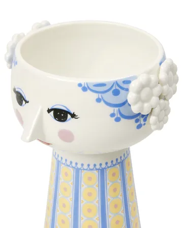 Eva vas 18,5 cm - Blå-blå - Bjørn Wiinblad