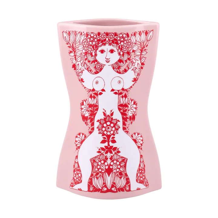 Nina vas - Pink-röd, 16,5 cm - Bjørn Wiinblad