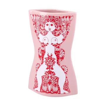 Nina vas - Pink-röd, 16,5 cm - Bjørn Wiinblad