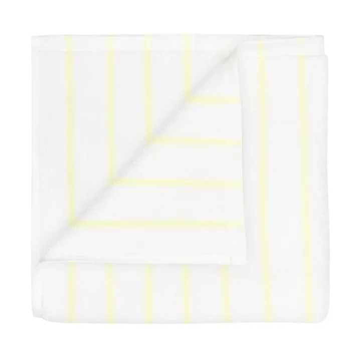 Arto handduk - 2-pack, Transparent yellow-white, 30x50 cm - blomus