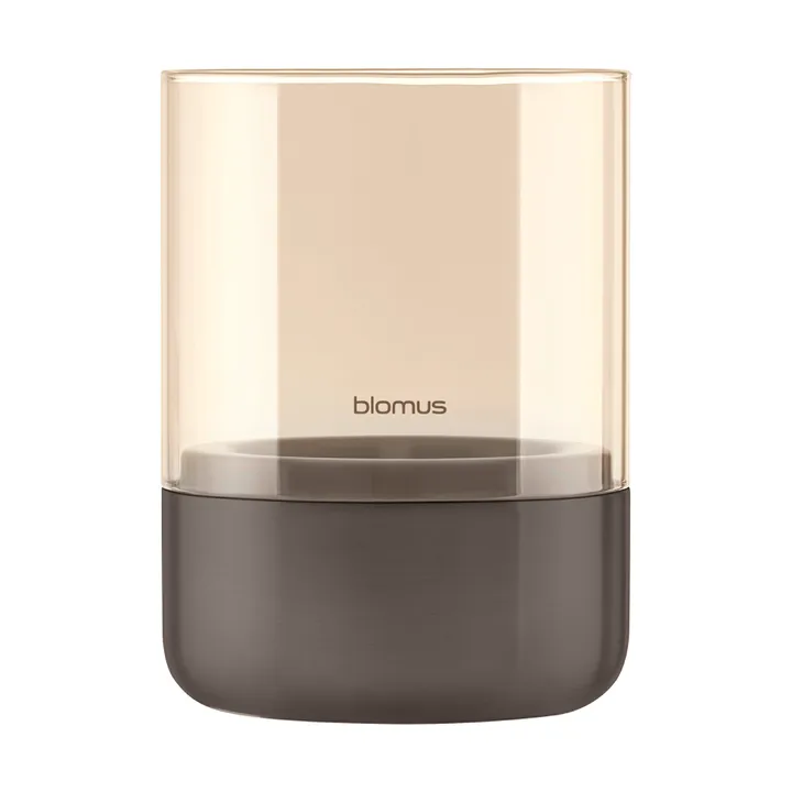Calma ljuslykta Ø10 cm - Burned Metal-metallic finish - blomus