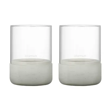 Calma ljuslykta Ø7 cm 2-pack - Light grey - blomus