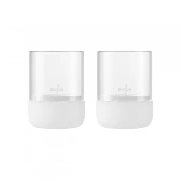 Calma ljuslykta Ø7 cm 2-pack - Lily white - blomus