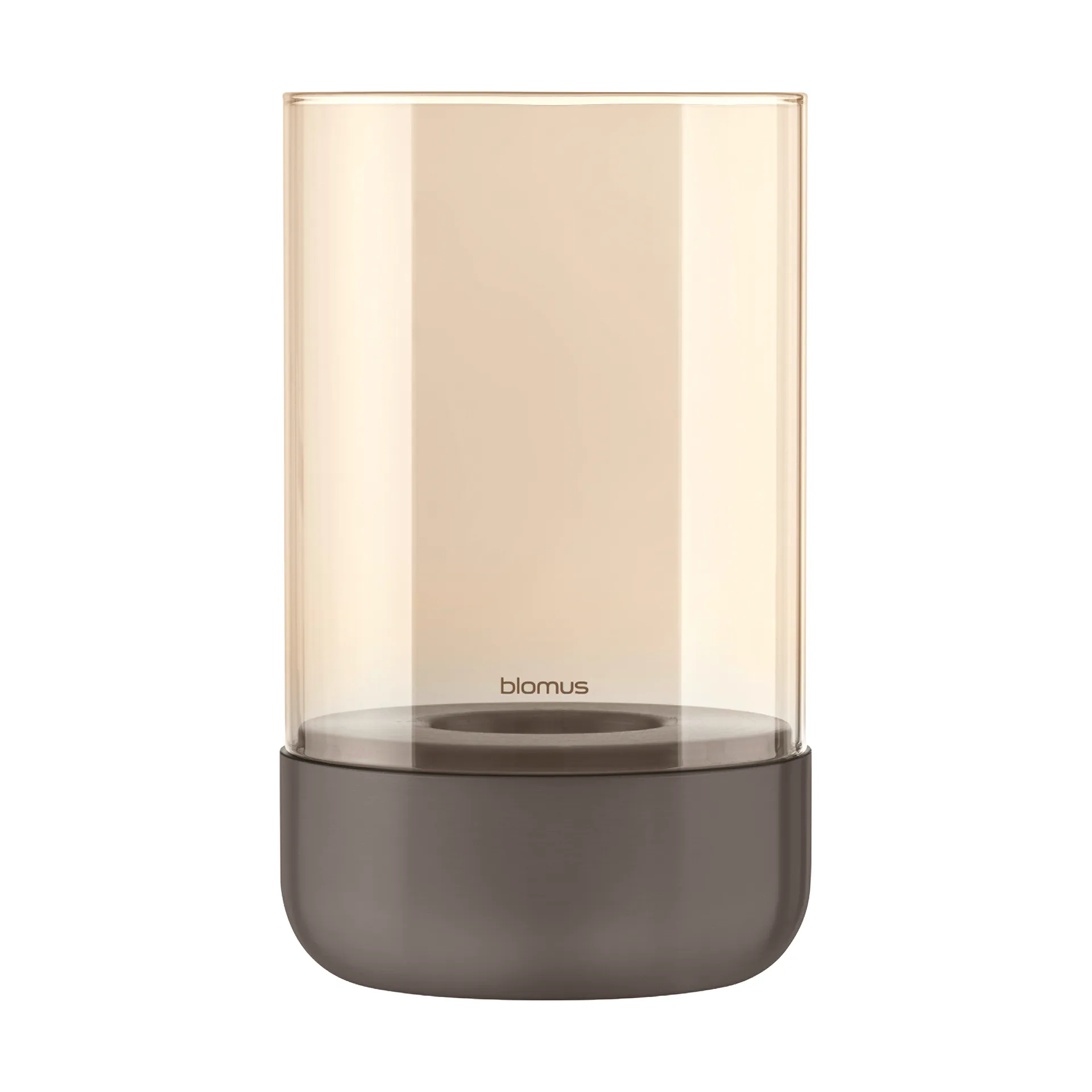 Calma stormlykta Ø12 cm, Burned Metal-metallic finish blomus